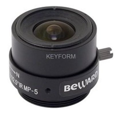 Объектив мегапиксельный с ручной диафрагмой Beward, Beward B03518FIR125