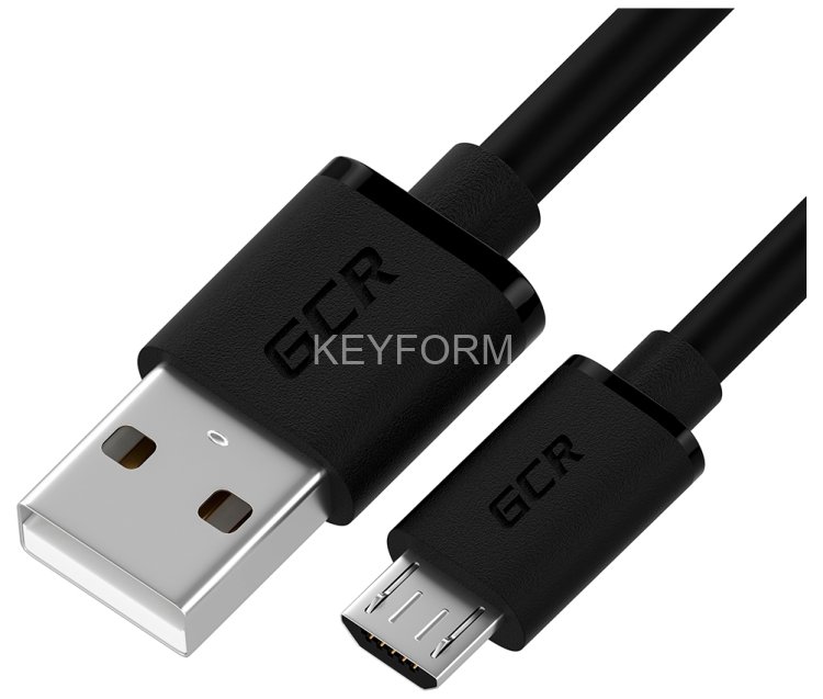 GCR Кабель 1.5m MicroUSB, черный, быстрая зарядка, 28/24 AWG, GCR-53607 Кабель Greenconnect 1.5 м (GCR-53607)