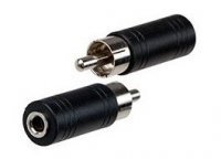 Jack (гн.) моно, 3,5мм-RCA (ш)