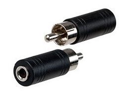 Переходник Jack (гн.) моно, 3,5мм-RCA (ш)