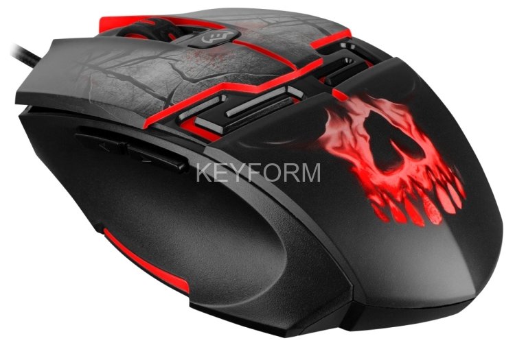 Игровая мышь SVEN RX-G805 (5+1кл. 500-8000 DPI, ПО, принт, подсветка, игров. упак) Sven SV-020095