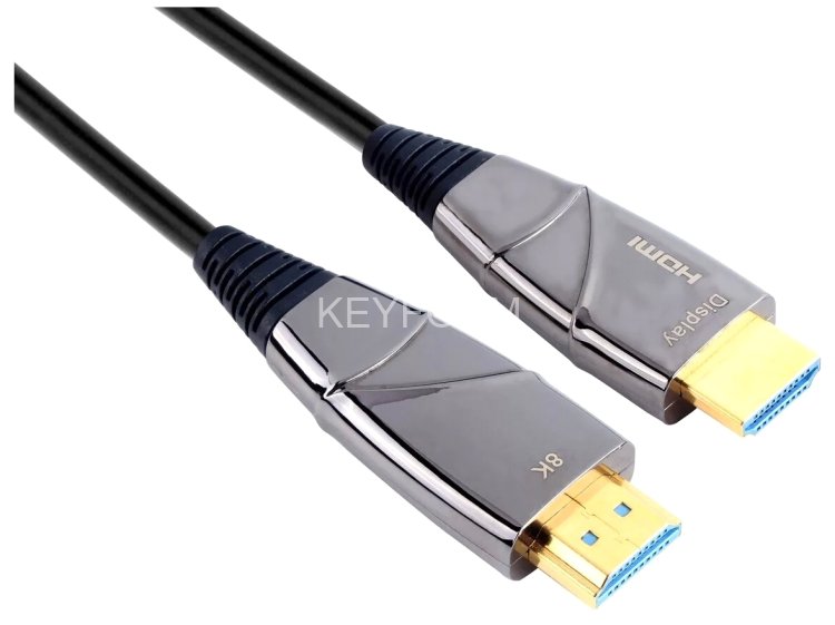 Активный оптический кабель HDMI 19M/M,ver. 2.1, 8K@60 Hz 30m VCOM <D3743-30M> VCOM D3743-30M