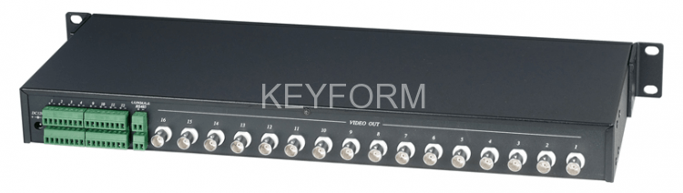 Приемник активный 16-видеосигналов по витой паре SC&T TPA016A