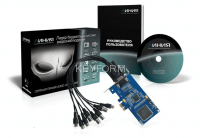 Гибридная плата видеозахвата (аналог или IP) ДевЛайн Линия Effio 4х25 Hybrid IP