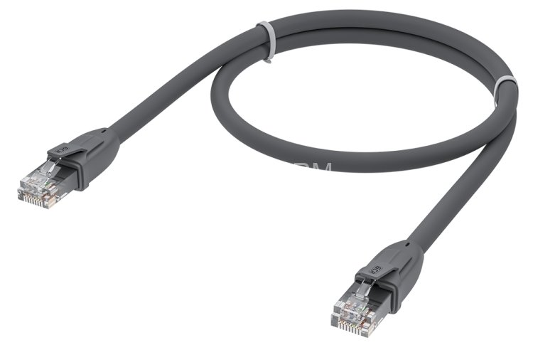 GCR Патч-корд прямой 0.75m UTP кат.6, серый, 24 AWG, ethernet high speed, RJ45, T568B, GCR-52543 Greenconnect GCR-52543 UTP кат.6, 0.75 м