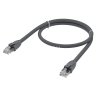 GCR Патч-корд прямой 0.75m UTP кат.6, серый, 24 AWG, ethernet high speed, RJ45, T568B, GCR-52543 Greenconnect GCR-52543 UTP кат.6, 0.75 м