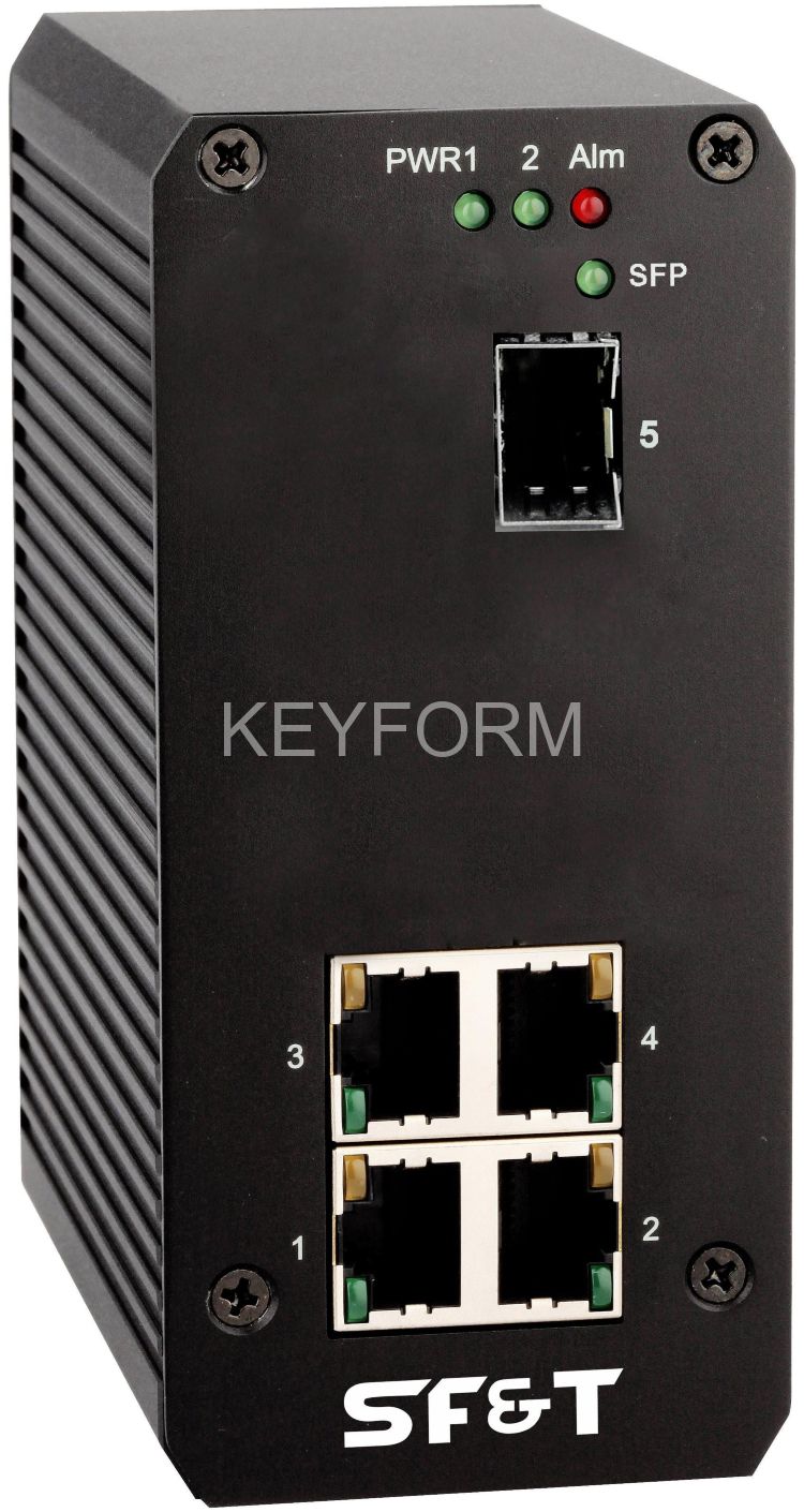 Коммутатор промышленный неуправляемый с PoE SF&T SF-G2041/IC