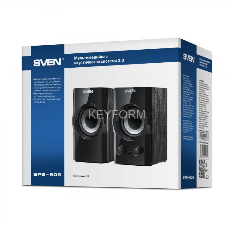 АС SVEN SPS-606, черный (6 Вт) Sven SV-014230