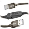 GCR Кабель активный 20.0m USB 2.0, AM/AM, черно-прозрачный, с усилителем сигнала, разъём для доп.питания, 24/22 AWG, GCR-53790 Greenconnect GCR-53790
