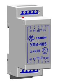 Удлинитель (повторитель) линий интерфейса RS-485. Тахион УЛИ-485