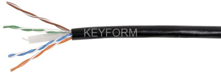 U/UTP 4х2х23AWG кат.6E solid LDPE (LC3-C604-139)