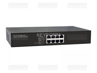 PoE коммутатор Fast Ethernet на 8 портов OSNOVO SW-20800/B