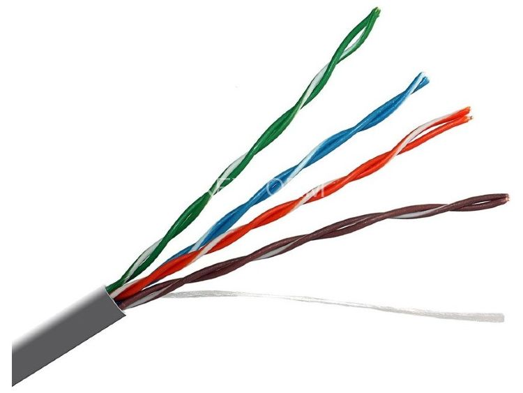 UUTP4-C5E-S24-IN-PVC-GN-305 (UTP4-C5E-SOLID-GN-305)