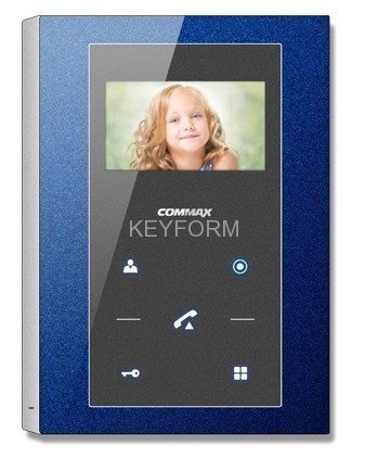 Монитор домофона цветной с функцией «свободные руки» Commax CMV-43S (синий)