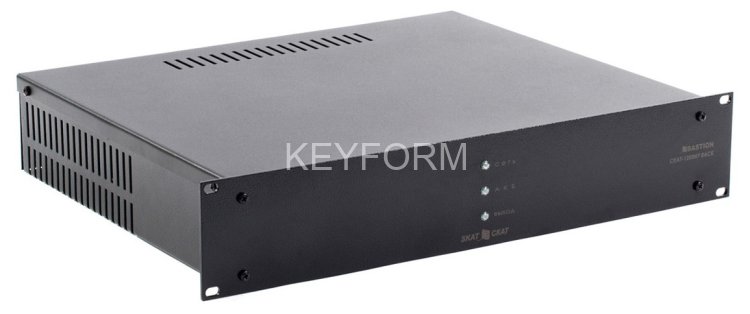 2142 СКАТ-1200И7 RACK источник питания 12В, 5А, высота 2U под 2 АКБ 7-17 Ач. СС ТР ПБ Бастион СКАТ-1200И7 RACK