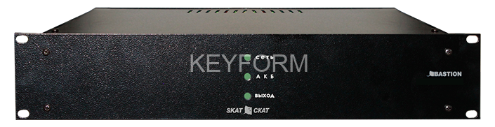 2142 СКАТ-1200И7 RACK источник питания 12В, 5А, высота 2U под 2 АКБ 7-17 Ач. СС ТР ПБ Бастион СКАТ-1200И7 RACK