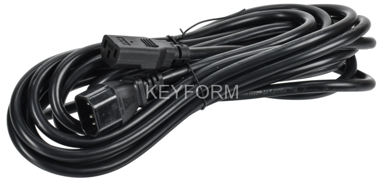 ITK Кабель электропитания PDU 3х1,5 5М с разъёмами С13-C14 ITK PC-C13C14-5M