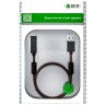GCR Кабель PROF 1.5m USB 2.0, AM/BM, черно-прозрачный, ферритовые кольца, 28/24 AWG, экран, армированный, морозостойкий, GCR-52414 Greenconnect GCR-52414