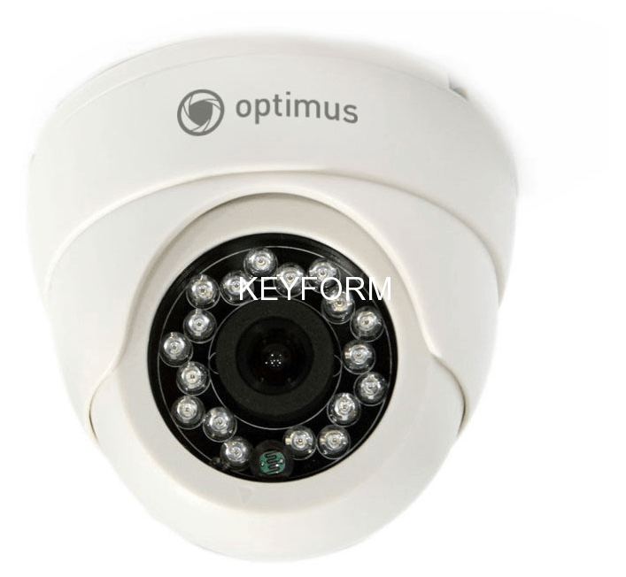 Видеокамера купольная цветная Optimus ID-736s