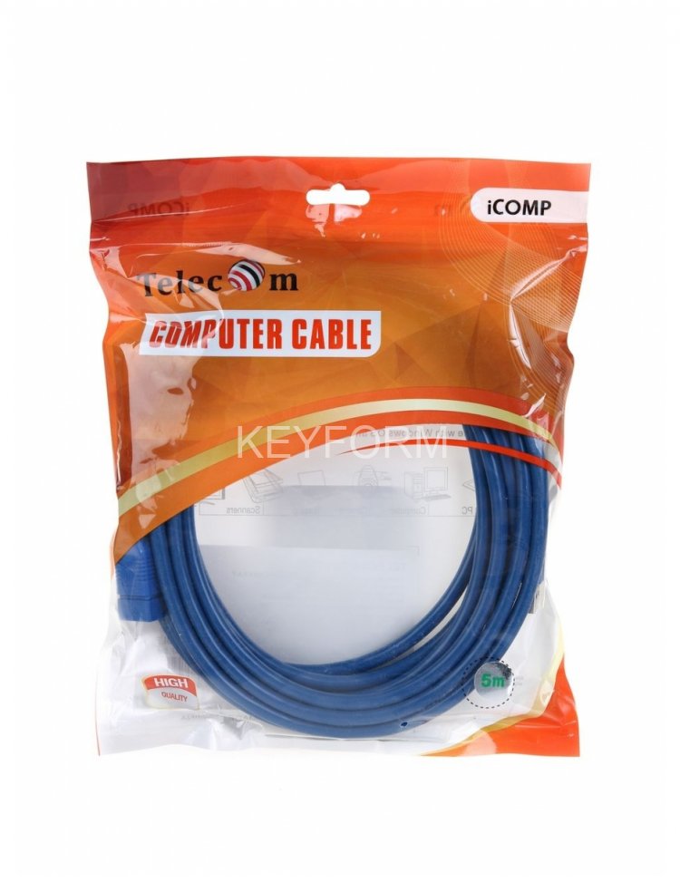Кабель удлинительный USB3.0 Am-Af 5m Telecom (TUS706-5M) Telecom USB 3.2 Type-AM - USB 2.0 Type-AF 5м