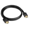 Кабель 1.0m HDMI 1.4, 30/30 AWG, позолоченные контакты, FullHD, Ethernet 10.2 Гбит/с, 3D, 4Kx2K, экран 4PH GCR-HM410-1.0m