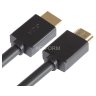 Кабель 1.0m HDMI 1.4, 30/30 AWG, позолоченные контакты, FullHD, Ethernet 10.2 Гбит/с, 3D, 4Kx2K, экран 4PH GCR-HM410-1.0m