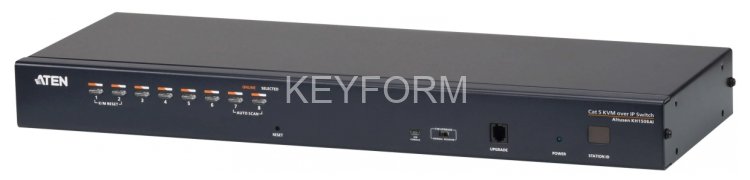 8-портовый KVM-переключатель высокой плотности Over the NET™ Cat 5 ATEN KH1508AI