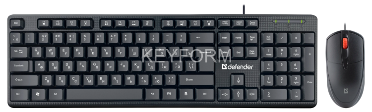 Defender Проводной набор Line C-511 RU,черный,1.8м Defender 45511