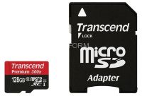 Карта памяти microSDXC 128 ГБ TRANSCEND TS128GUSDU1