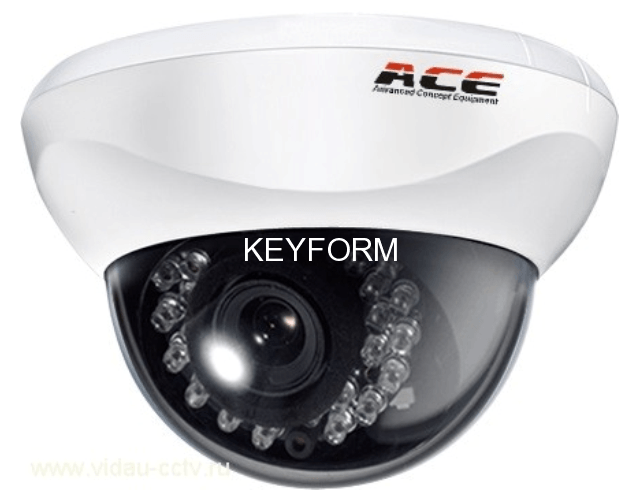 Видеокамера HD-SDI купольная EverFocus ACE10SHI920V1F