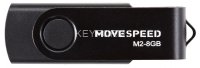 USB2.0 8GB Move Speed M2 черный Move Speed M2-8G