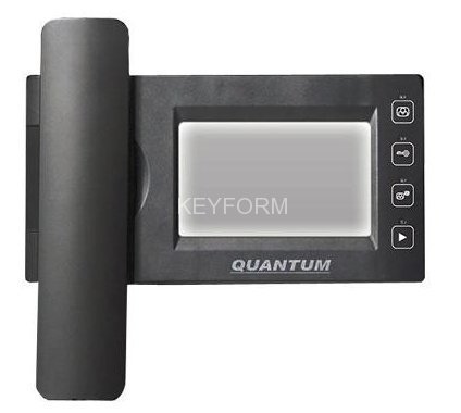 Монитор видеодомофона Quantum, Quantum QM-437C (черный)
