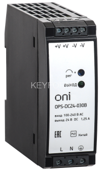 Блок питания OPS 220В AC/24В DC 30Вт ONI IEK OPS-DC24-030B