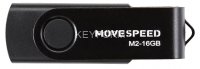 USB2.0 16GB Move Speed M2 черный Move Speed M2-16G