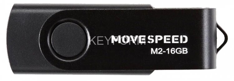 USB2.0 16GB Move Speed M2 черный Move Speed M2-16G