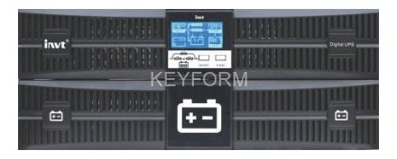 INVT Rack type online UPS 10kVA / 10kW, установлено 16 x 12V*9Ah ...