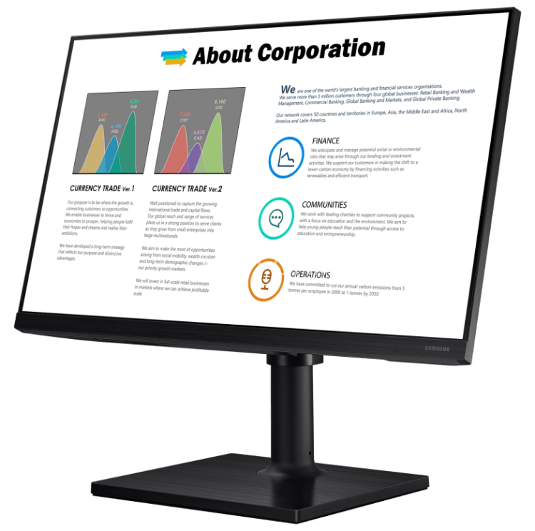 ЖК-монитор Samsung F27T450FQI(LF27T450FQIXCI)