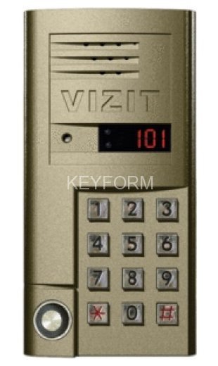 Блок вызова домофона VIZIT БВД-SM101T