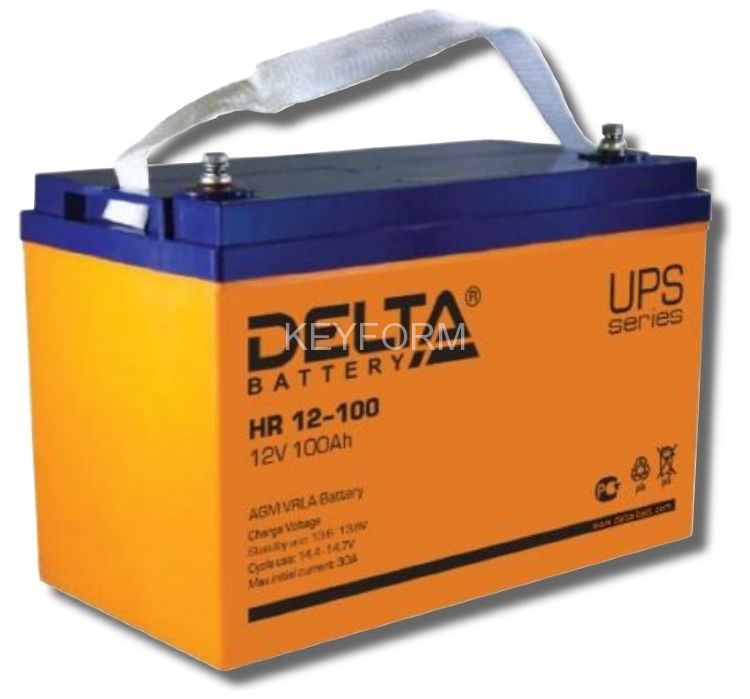 Аккумулятор герметичный свинцово-кислотный Delta HR 12-100