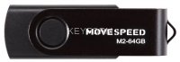 USB2.0 64GB Move Speed M2 черный Move Speed M2-64G
