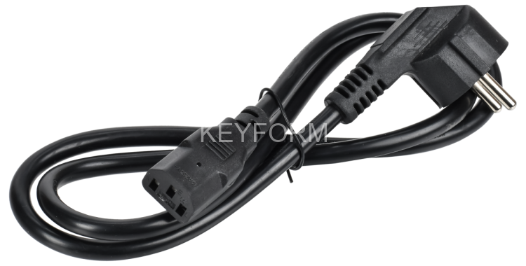 Кабель электропитания 3х1,5 1М с разъёмами С13-DIN49441 (нем. станд.) ITK PC-C13D-1M