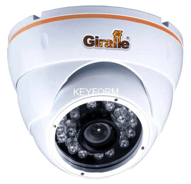 Видеокамера AHD купольная уличная антивандальная Giraffe GF-VIR4306AHD2.0