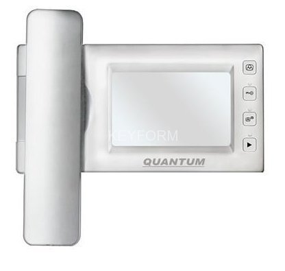 Монитор видеодомофона цветной Quantum, Quantum QM-437C (белый)