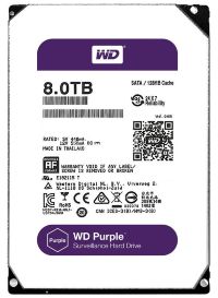 HDD 8000 GB (8 TB) SATA-III Purple (WD80PURZ)