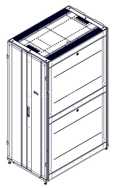 Монтажный шкаф Systeme Electric, серия Uniprom, 42U-750/1200, боковые панели 4шт, черный SYSTEME ELECTRIC UR3350