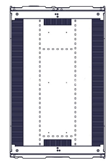 Монтажный шкаф Systeme Electric, серия Uniprom, 42U-750/1200, боковые панели 4шт, черный SYSTEME ELECTRIC UR3350