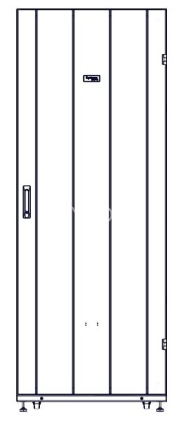 Монтажный шкаф Systeme Electric, серия Uniprom, 42U-750/1200, боковые панели 4шт, черный SYSTEME ELECTRIC UR3350