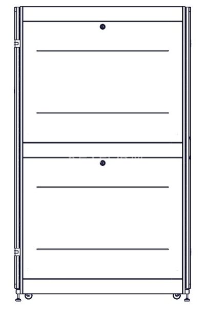 Монтажный шкаф Systeme Electric, серия Uniprom, 42U-750/1200, боковые панели 4шт, черный SYSTEME ELECTRIC UR3350