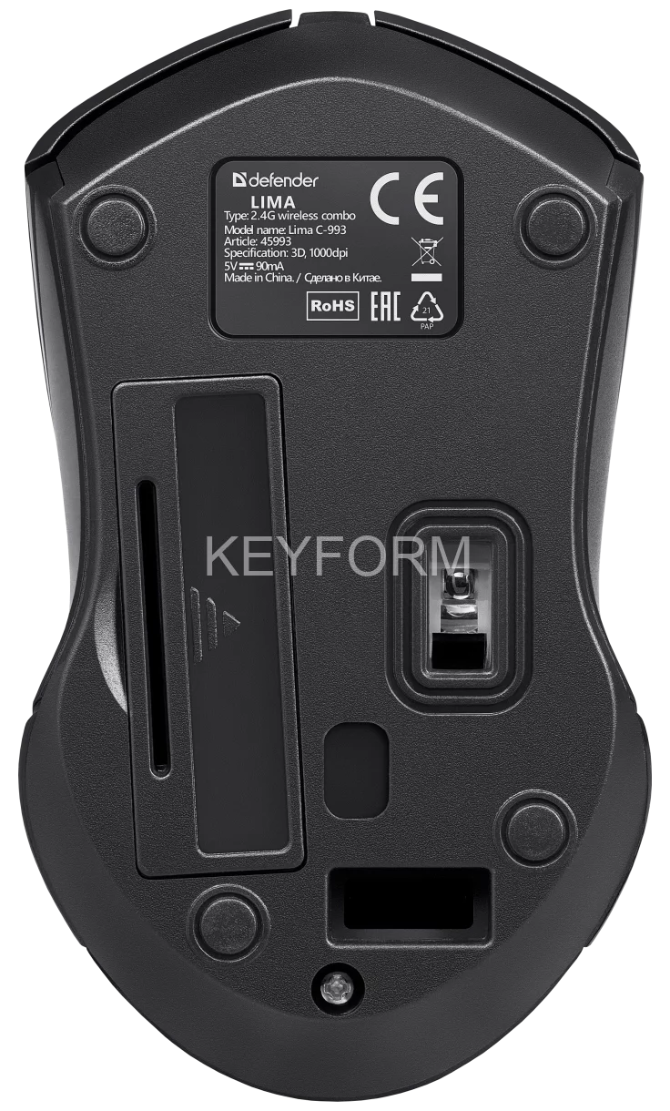 Defender Беспроводной набор Lima C-993 RU,черный,полноразмерный Defender 45993