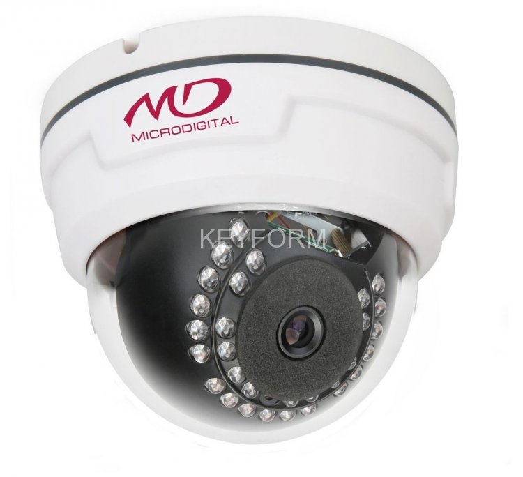IP-камера купольная Microdigital MDC-i7090FTD-30 (корпус белый)